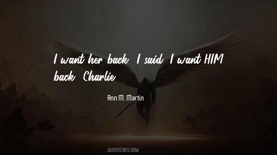 Quotes About Want Him Back #1119512