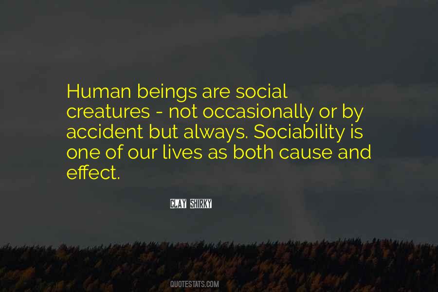 Quotes About Social Beings #1290782