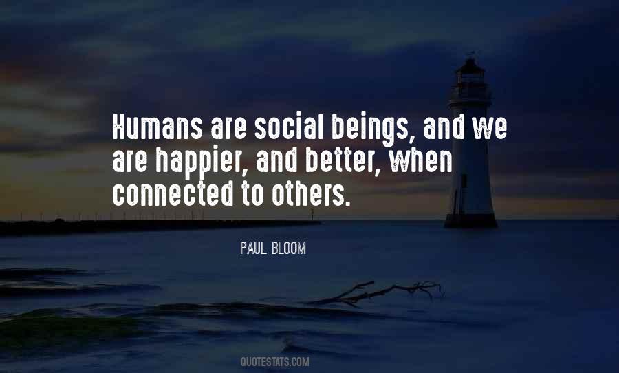 Quotes About Social Beings #688945