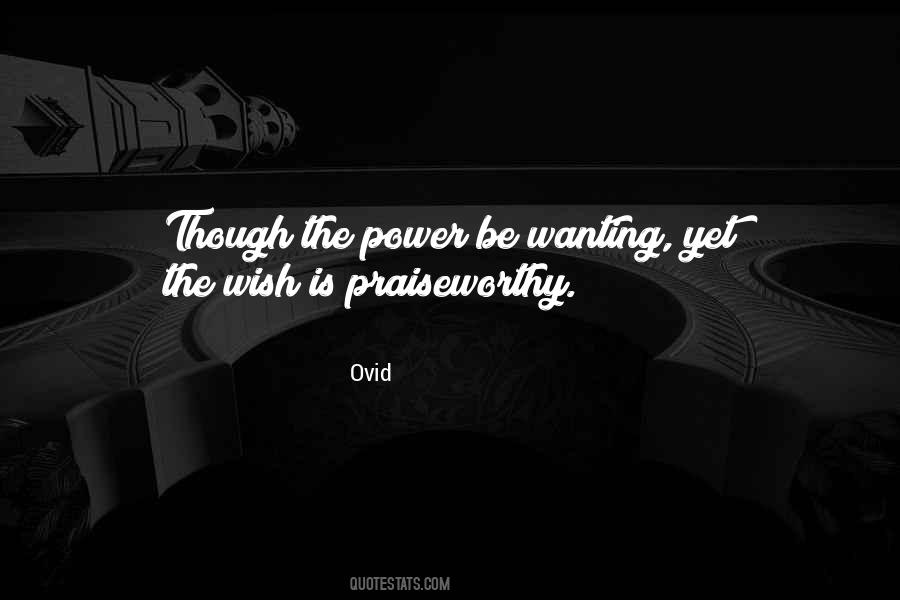 Quotes About Wanting Power #292896
