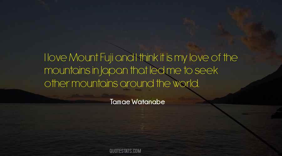 Quotes About Mount Fuji #698722