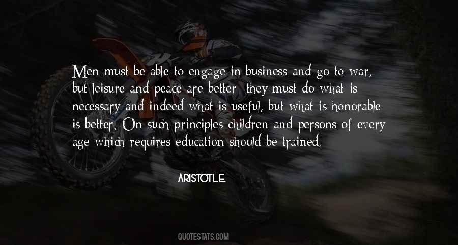 Quotes About War And Education #1057533