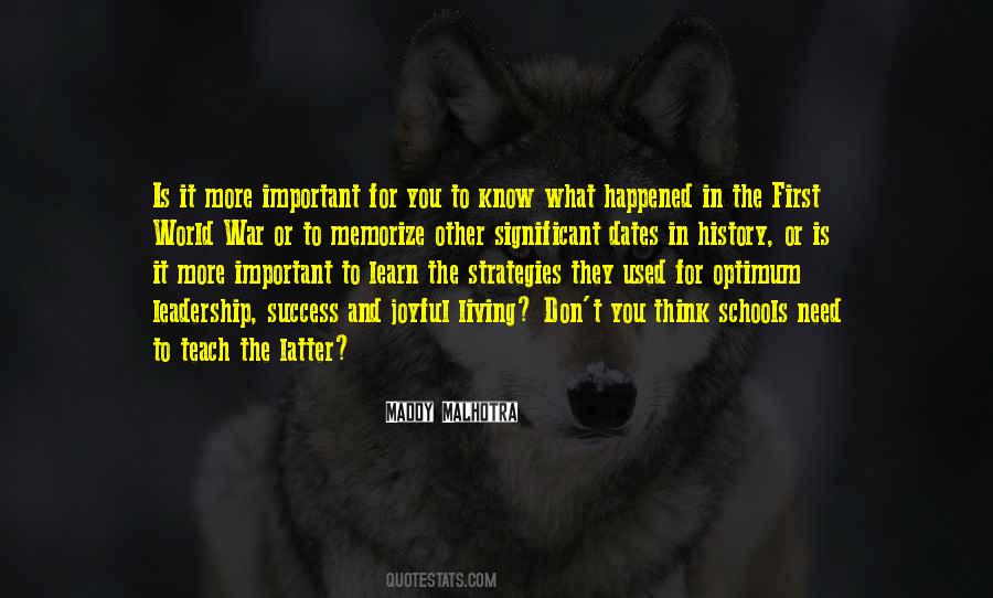 Quotes About War And Education #431782