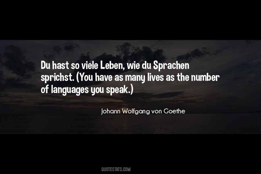 Quotes About Sprachen #1310546