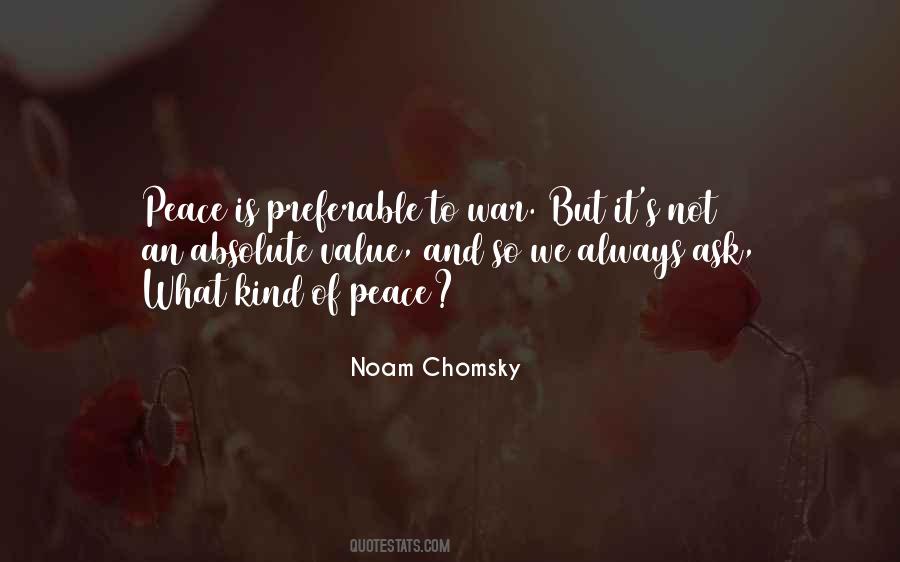 Quotes About War Is Peace #102157