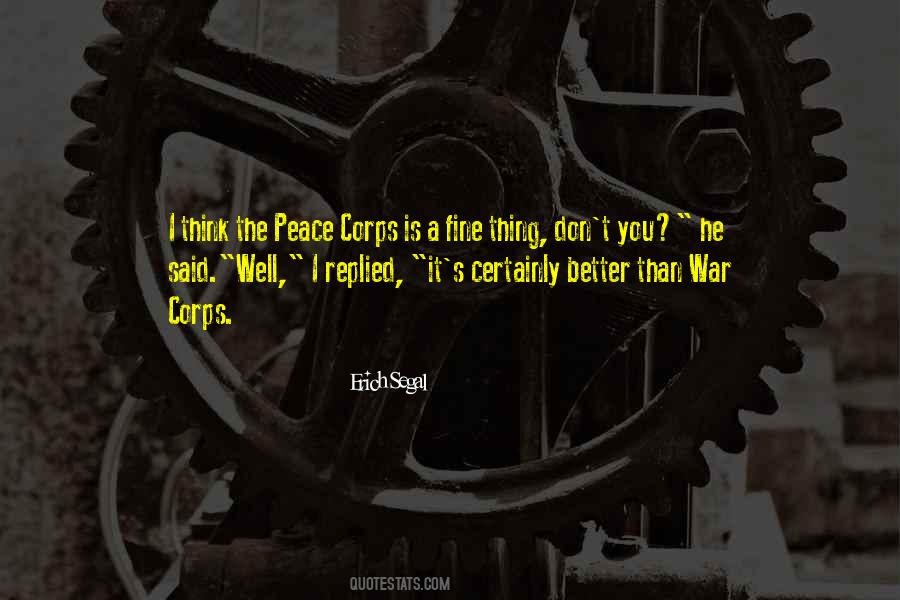 Quotes About War Is Peace #175694