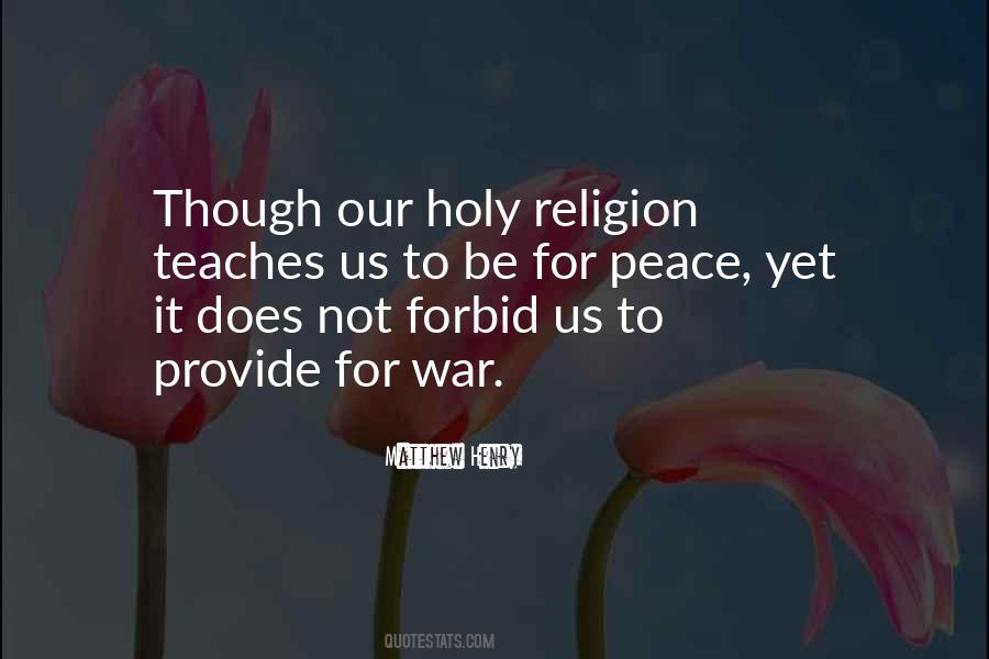 Quotes About War Religion #755001