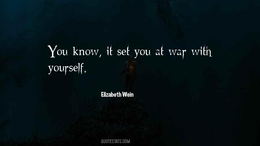 Quotes About War With Yourself #1678949