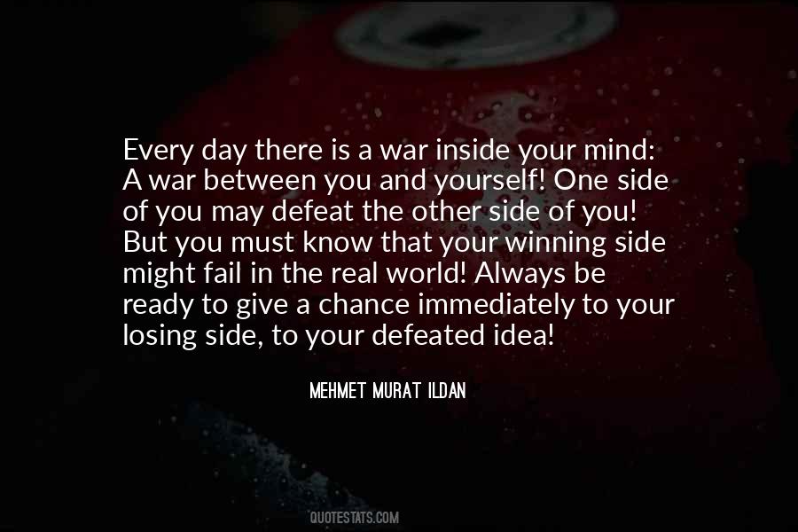 Quotes About War With Yourself #692367