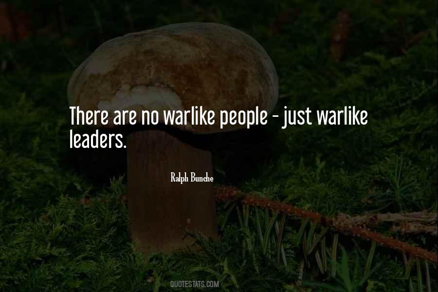 Quotes About Warlike #153919