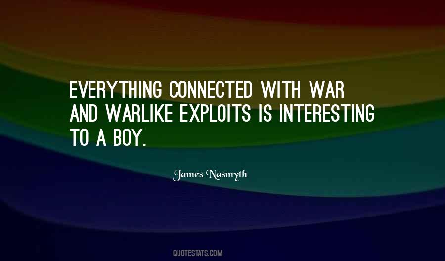 Quotes About Warlike #307243