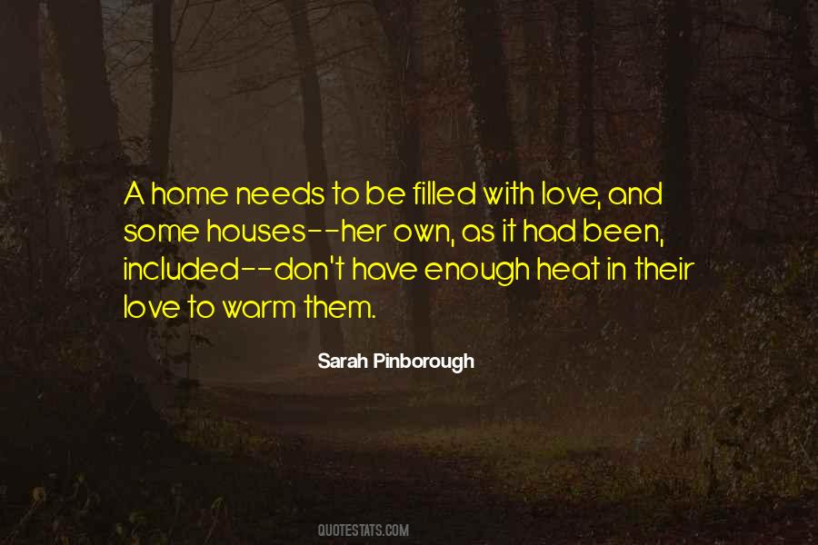 Quotes About Warm Home #249421