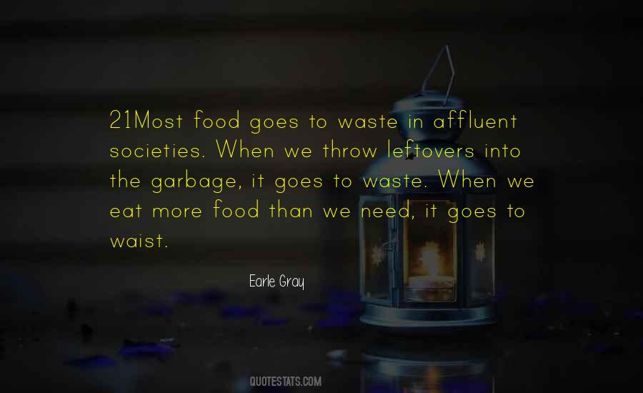 Quotes About Waste Food #1634023