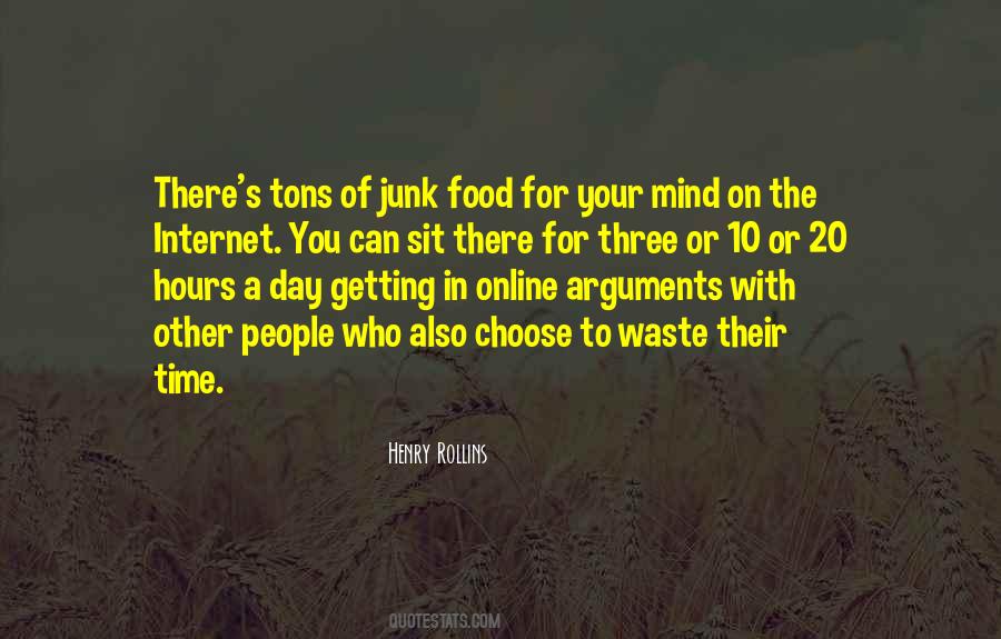 Quotes About Waste Food #1830705