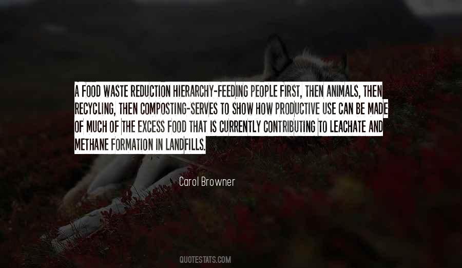 Quotes About Waste Food #669908