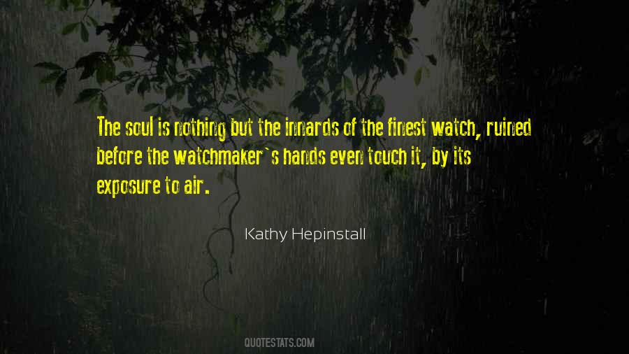 Quotes About Watchmaker #1190021