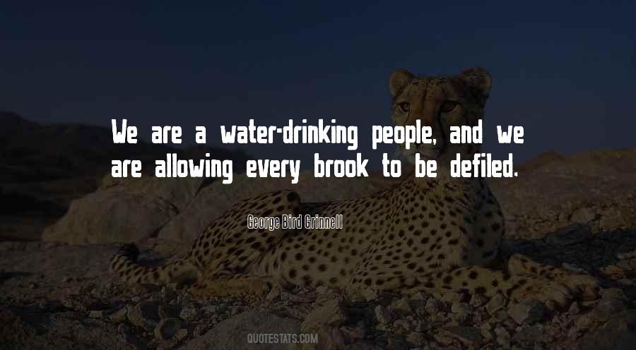 Quotes About Water Drinking #1090973