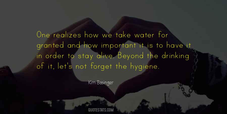 Quotes About Water Drinking #260954