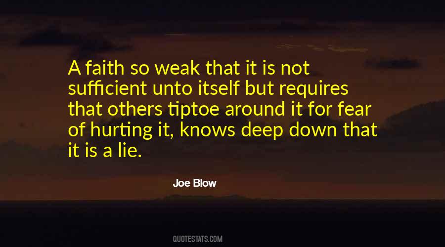 Quotes About Weak Faith #1173991