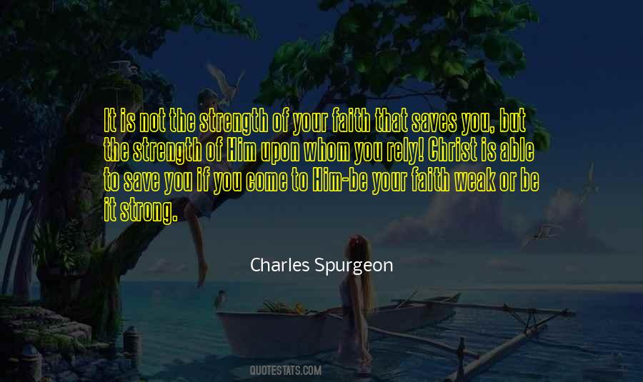 Quotes About Weak Faith #302965