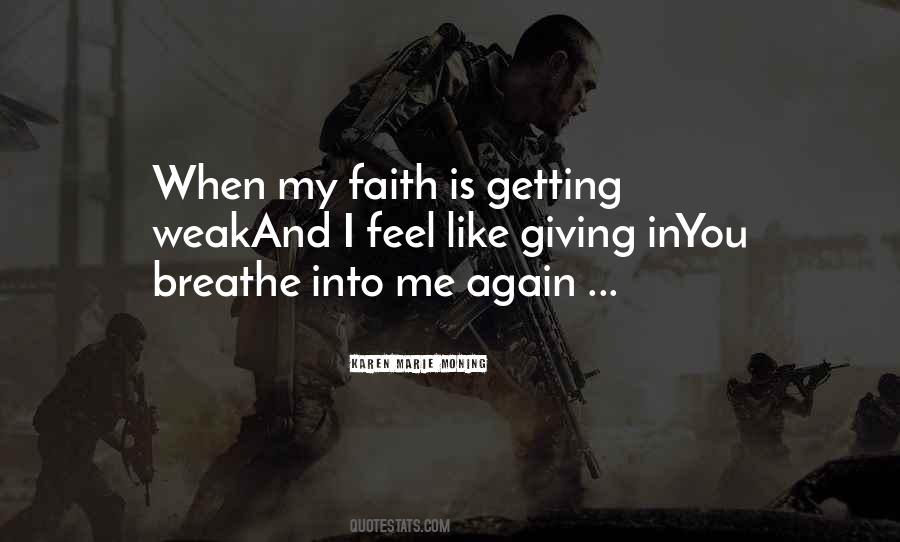 Quotes About Weak Faith #494228