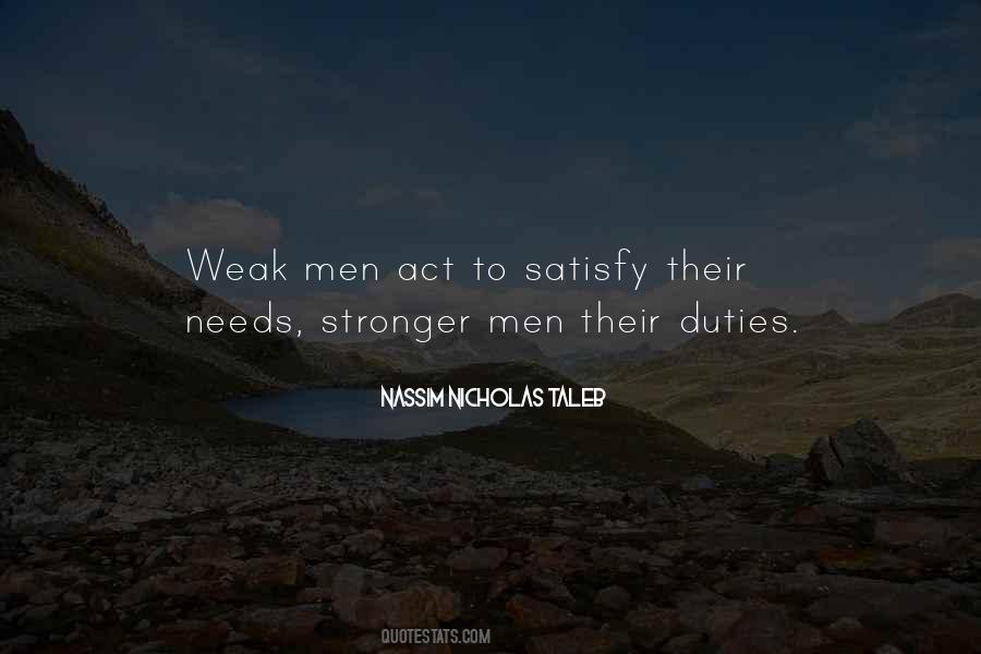 Quotes About Weak Men #390125