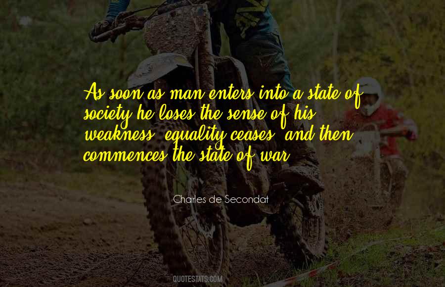 Quotes About Weakness Of Man #1548446
