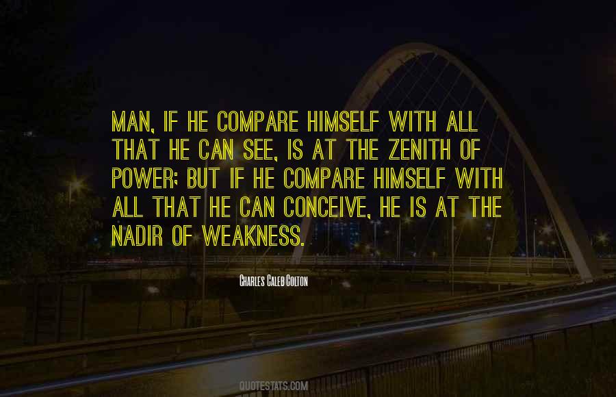 Quotes About Weakness Of Man #371714