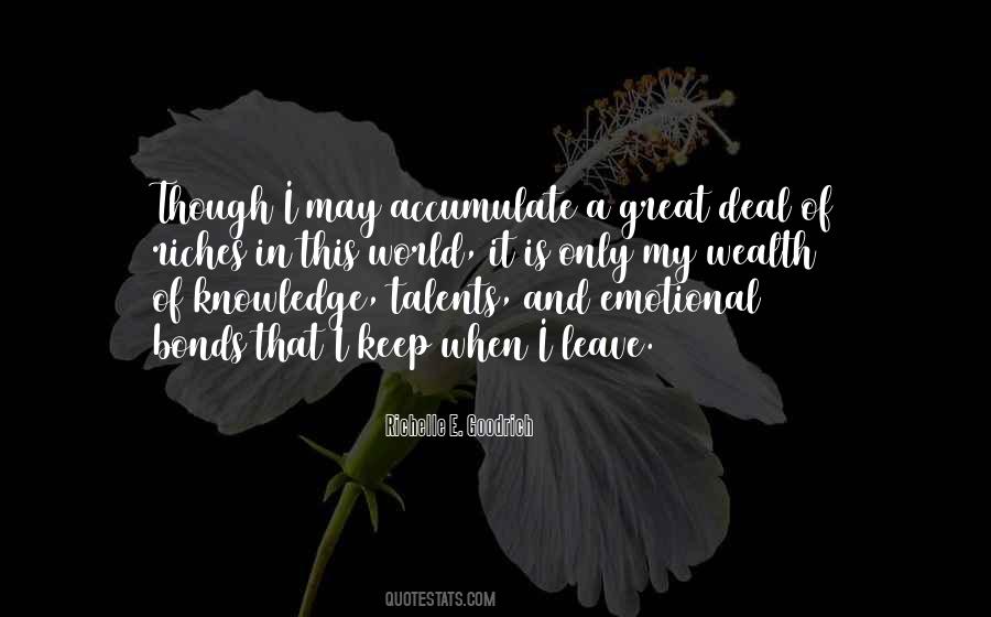 Quotes About Wealth And Knowledge #653524
