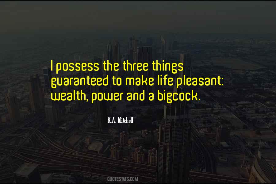 Quotes About Wealth And Power #218176