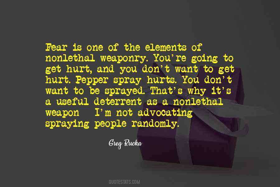 Quotes About Weaponry #212434