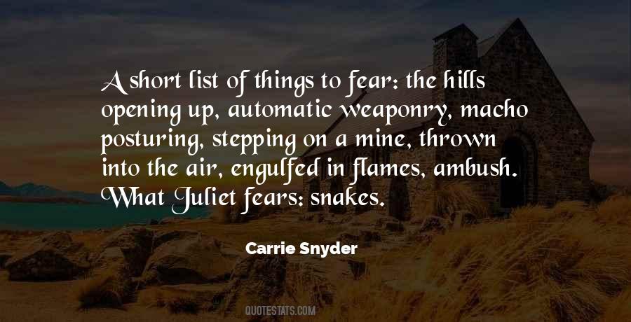 Quotes About Weaponry #528967