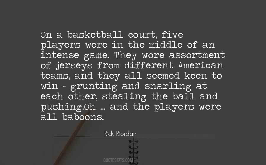 Quotes About The Basketball Court #1451861