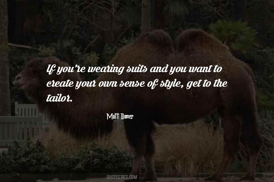 Quotes About Wearing Suits #980602