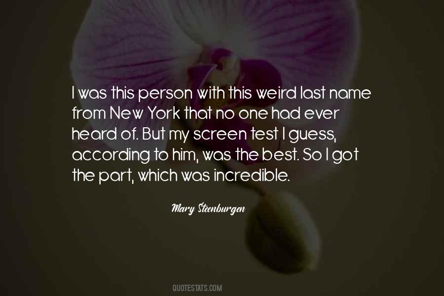 Quotes About Weird Person #72719