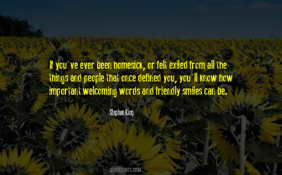 Quotes About Welcoming People #143470