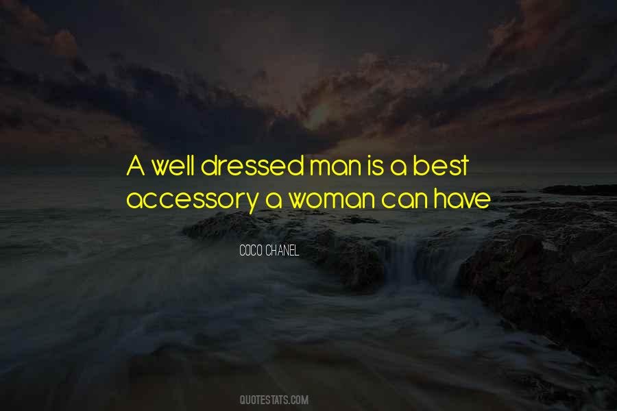 Quotes About Well Dressed Men #1762065