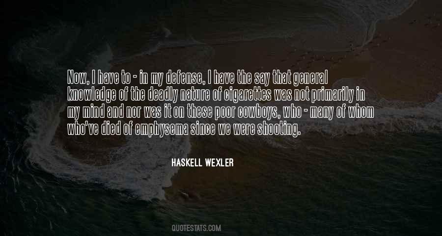 Quotes About Wexler #1438395