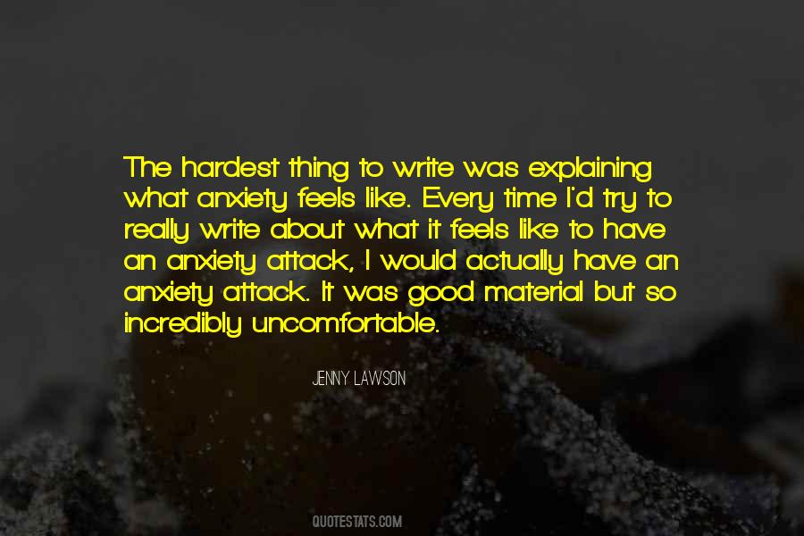 Quotes About What Anxiety Feels Like #1064859