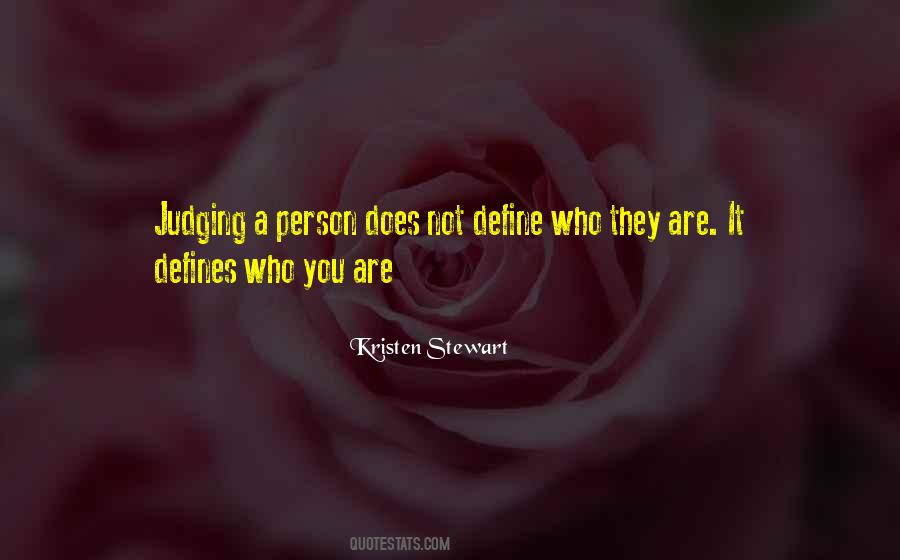 Quotes About What Defines A Person #634649