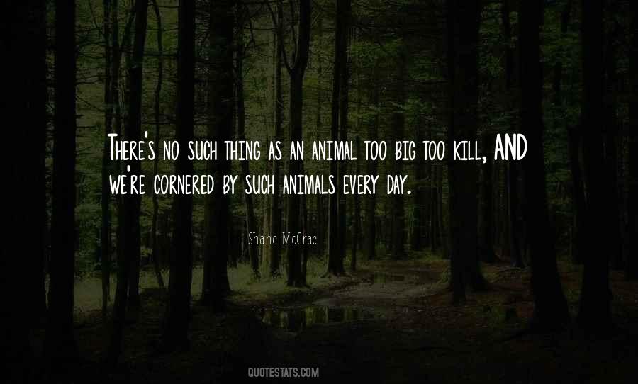 Quotes About Cornered Animals #932542