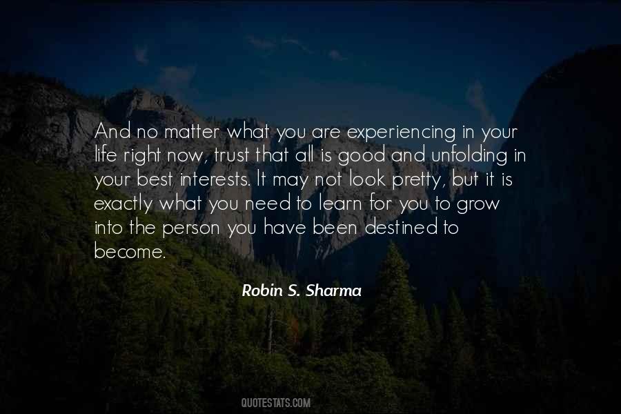 Quotes About What Is Best For You #127693