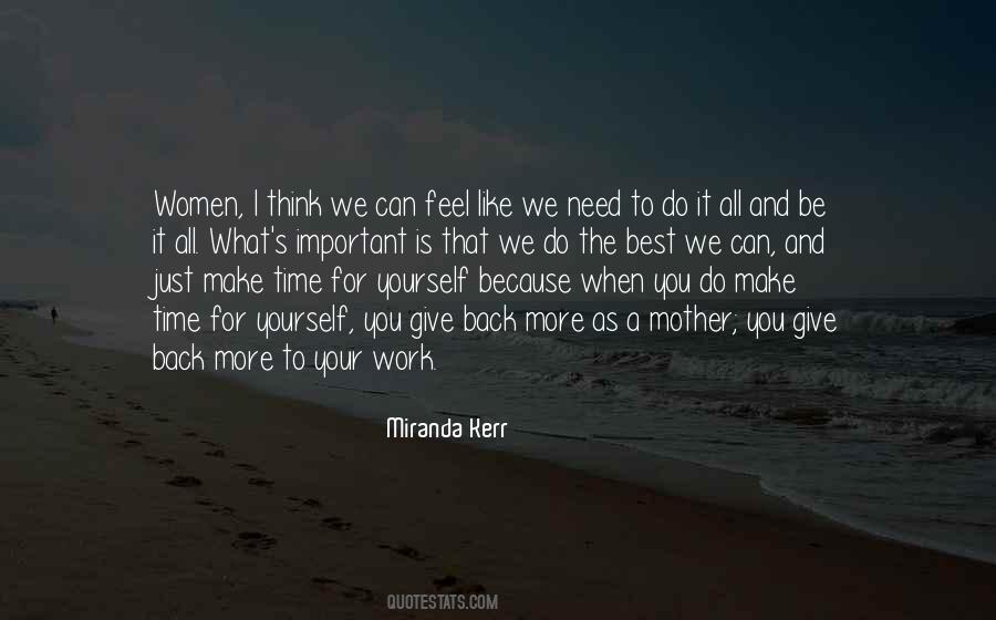 Quotes About What Is Best For You #532783