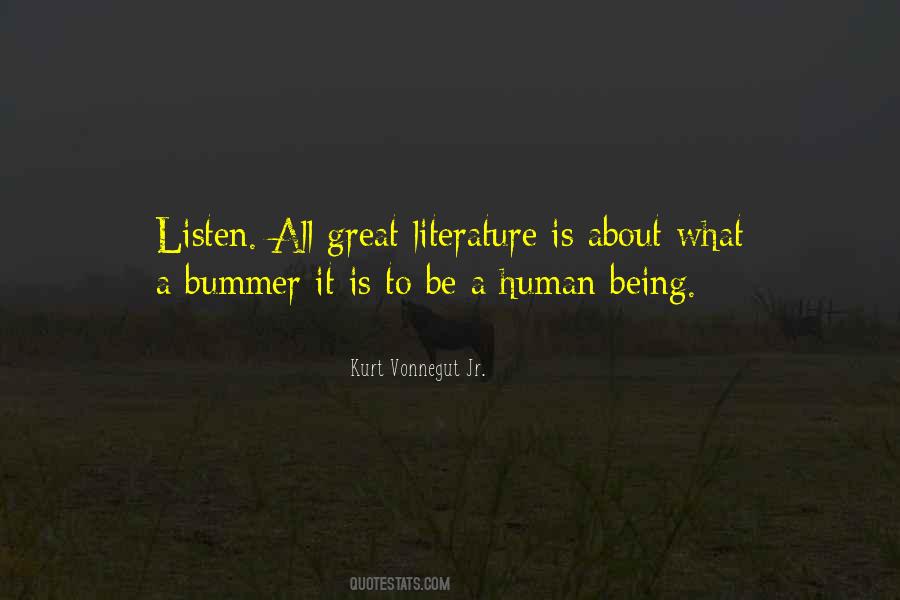 Quotes About What It Is To Be Human #110954