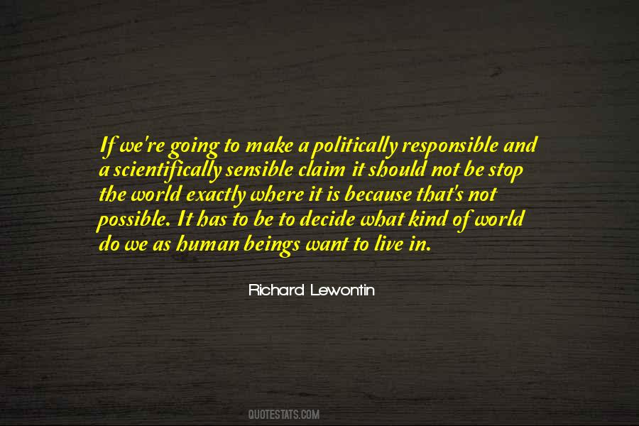 Quotes About What It Is To Be Human #126952