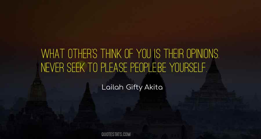 Quotes About What Other People Think Of You #993993