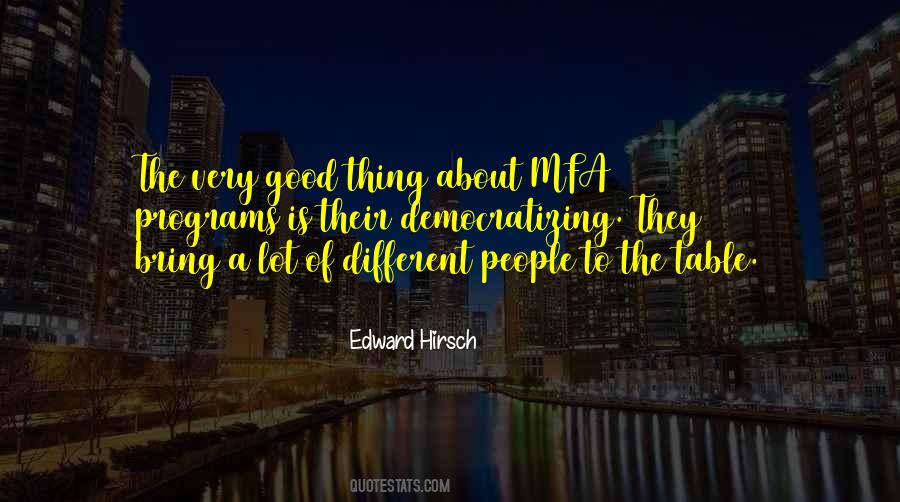 Quotes About What You Bring To The Table #1108672