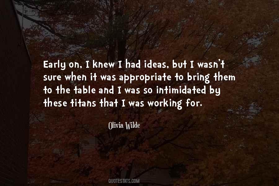 Quotes About What You Bring To The Table #1305449