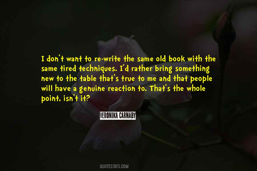 Quotes About What You Bring To The Table #1421900