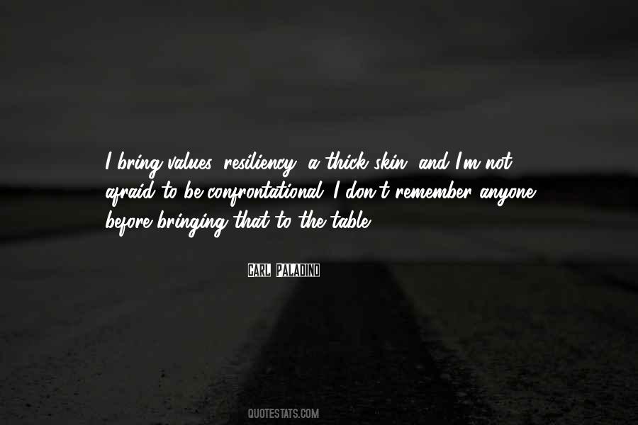 Quotes About What You Bring To The Table #242565